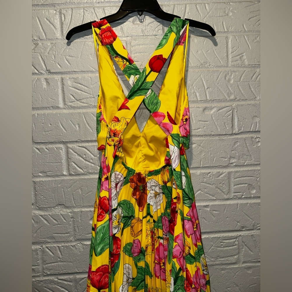 Milly Oria Floral Maxi Dress Size 6 - Picture 6 of 16